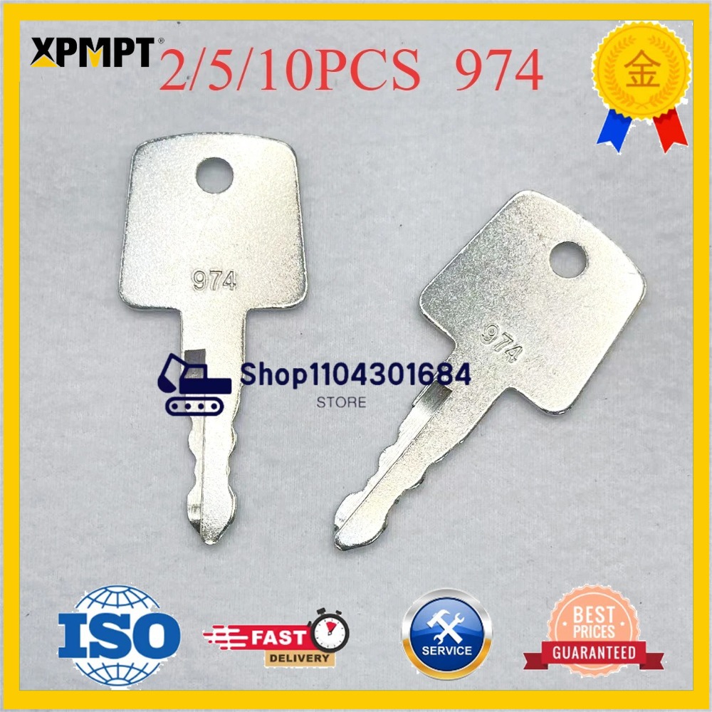 Heavy Equipment Keys - 10 قطع مفاتيح تشغيل ساكاي للآليات