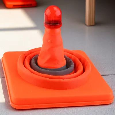 مخروط تحذير مروري قابل للطي بط - مراجعة Road Traffic Cone وسعره