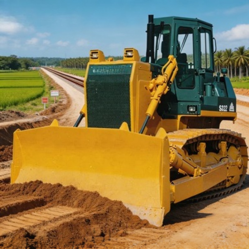 بلدوزر زاحف بقوة 220 حصان SD22 - مراجعة Heavy Equipment Working وسعره