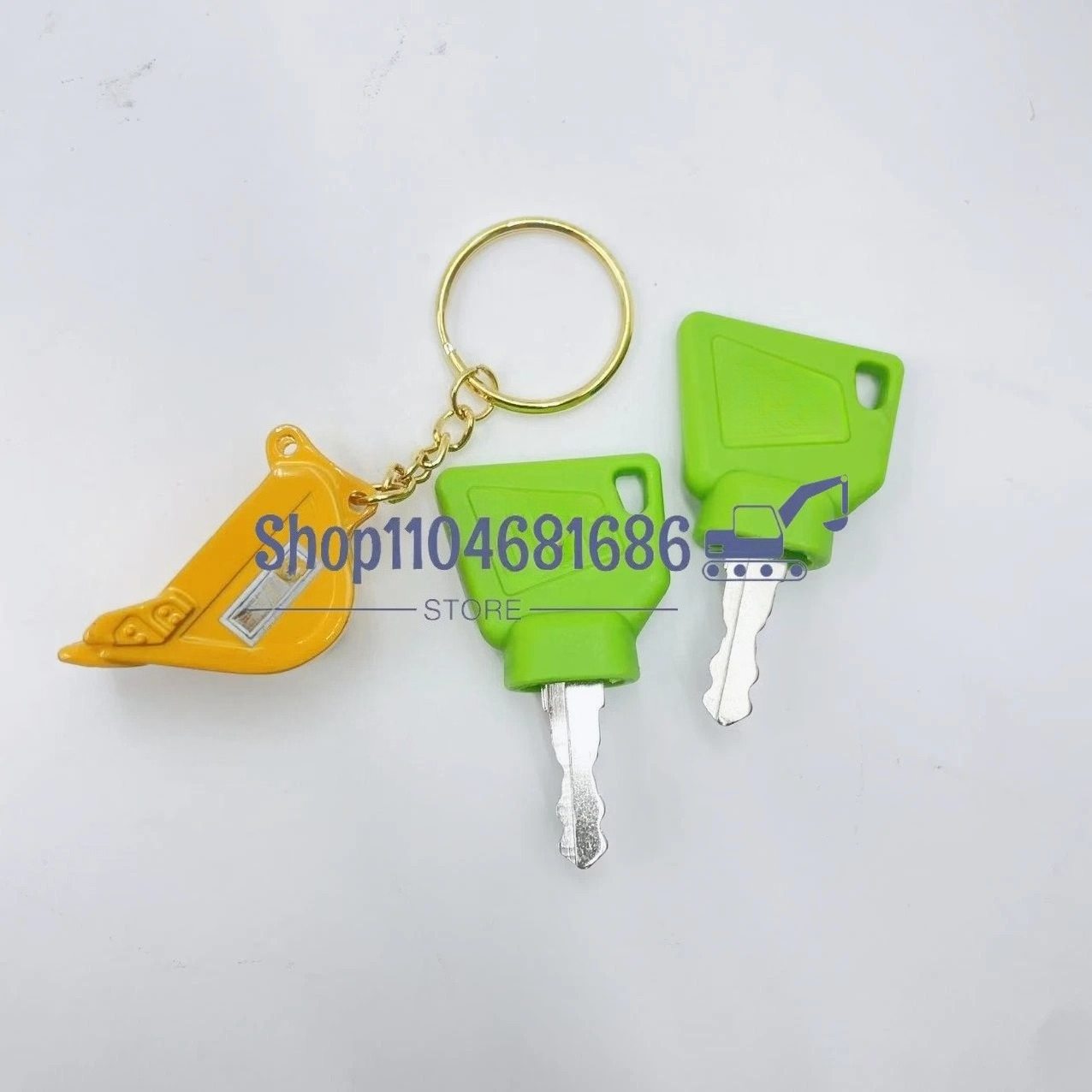 قطعتان من مفاتيح تشغيل معدات ا - مراجعة Heavy Equipment Keys وسعره
