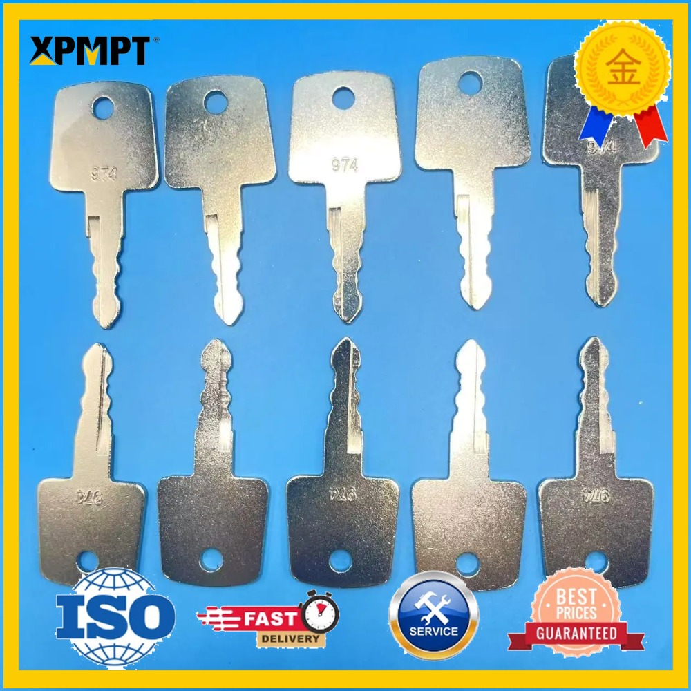 1/5/10 قطع مفاتيح تشغيل رولر س - مراجعة Heavy Equipment Keys وسعره