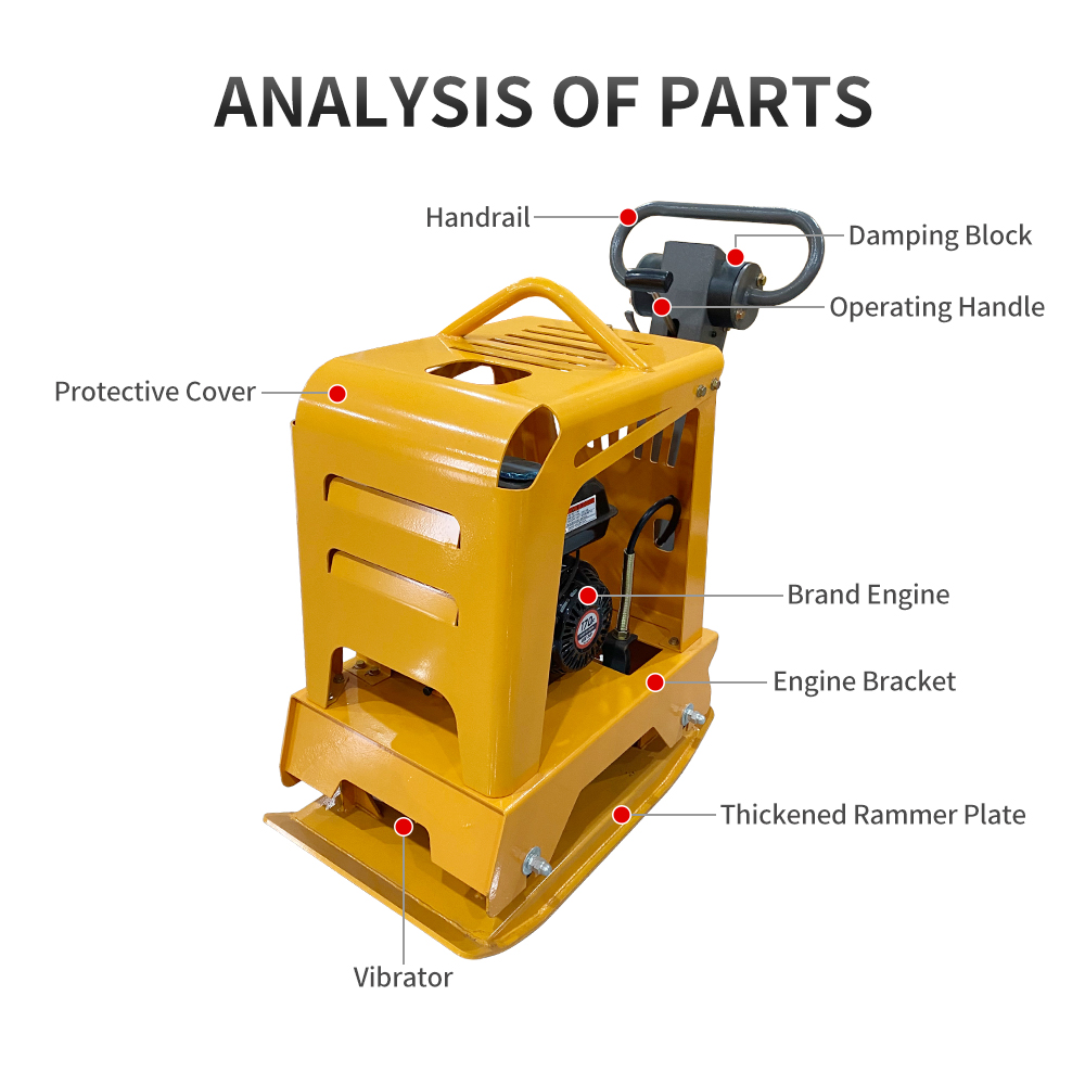 C160 ضاغط لوحي اهتزازي للأسفلت - مراجعة Plate Compactor Vibrator وسعره