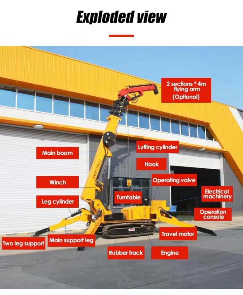 رافعة عنكبوتية هيدروليكية 8 طن - مراجعة Heavy Equipment Handling وسعره